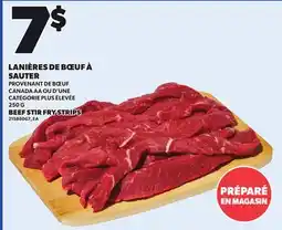 Provigo BEEF STIR FRY STRIPS, 250 G offer