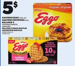 Provigo KELLOGG'S EGGO WAFFLES, 16 UN. OR PROTEIN WAFFLES, 8 UN offer