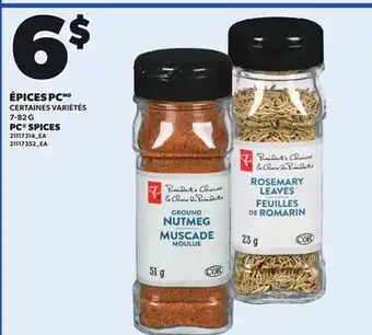 Provigo PC SPICES, 7-82 G offer