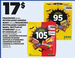 Provigo MARS, ASSORTED FUN SIZE CANDIES OR MARS SKITTLES & STARBURST, ASSORTED FUN CANDIES & CHOCOLATE offer