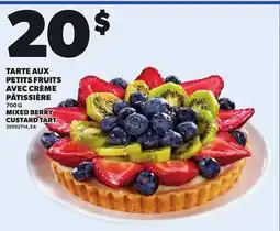 Provigo MIXED BERRY CUSTARD TART, 700 G offer