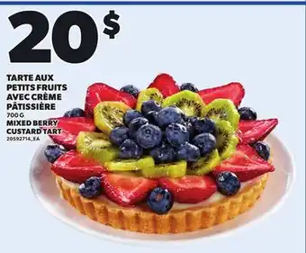 Provigo MIXED BERRY CUSTARD TART, 700 G offer