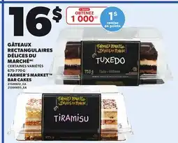 Provigo FARMER'S MARKET BAR CAKES, 675-770 G offer