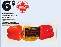Provigo FARMER'S MARKET GREENHOUSE PEPPERS, 3 UN offer