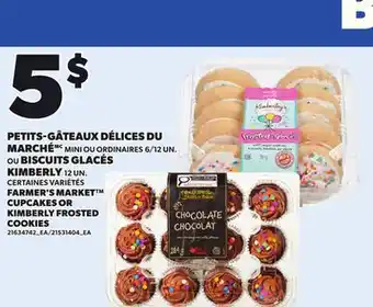 Provigo FARMER'S MARKET CUPCAKES OR KIMBERLY FROSTED COOKIES, 12 UN offer
