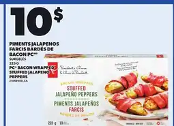 Provigo PC BACON WRAPPED STUFFED JALAPENO PEPPERS, 225 G offer