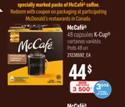 Provigo MCCAFÉ K-CUP , 48 CAPSULES offer