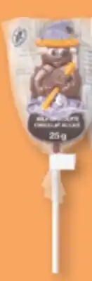 Familiprix LAURA SECORD Milk chocolate lollipop 25 g offer
