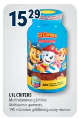 Familiprix L'IL CRITERS, Multivitamin gummies, 190vitamines gummy vitamins offer