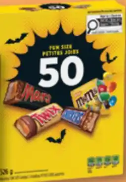 Familiprix MARS, Candies or Assorted candies, 50 fun size offer