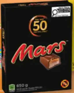 Familiprix MARS, Assorted candies, 95 Fun size offer