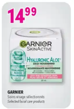 Familiprix GARNIER Selected facial care products offer