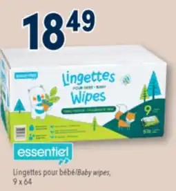 Familiprix Baby wipes, 9x 64 offer
