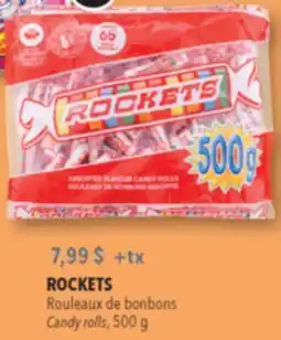 Familiprix ROCKETS, Candy rolls, 500 g offer
