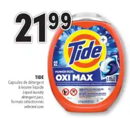 Familiprix TIDE, Capsules Liquid laundry detergent pacs offer