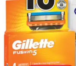 Familiprix GILLETTE Selected cartridges or razors offer