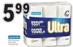 Familiprix essential Ultra, Paper towels, 6rolls offer