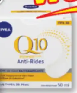 Familiprix GILLETTE, Selected cartridges or razors or NIVEA, Q10, Selected anti-wrinkle care products offer