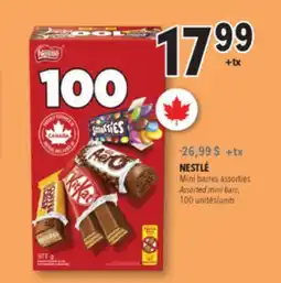 Familiprix NESTLÉ, Assorted mini bars, 100 units offer