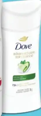 Familiprix DOVE anti-perspirants offer