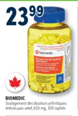 Familiprix BIOMEDIC, Arthritis pain relief, 650 mg, 300 caplets offer