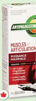 Familiprix ANTIPHLOGISTINE, Selected products offer