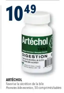 Familiprix ARTÉCHOL Promotes bile excretion, 50 tablets offer