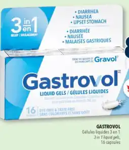 Familiprix GASTROVOL, 3 in 1 liquid gels, 16 capsules offer