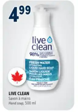 Familiprix LIVE CLEAN, Hand soap, 500 ml offer