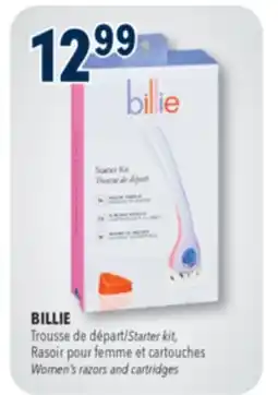 Familiprix BILLIE, Starter kit, Women's razors and cartridges offer