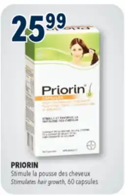 Familiprix PRIORIN, Stimulates hair growth, 60 capsules offer