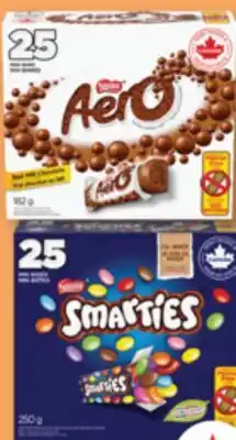 Familiprix NESTLÉ, Mini barres Assorted mini bars, 100 units offer