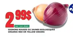 Marches Tau Oignons Rouges Ou Jaunes Biologiques offer