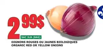 Marches Tau Oignons Rouges Ou Jaunes Biologiques offer