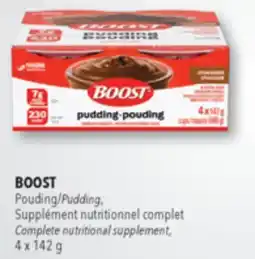 Familiprix Boost Pudding formulated liquid diet Chocolate 4x142g offer