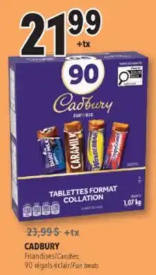 Familiprix CADBURY, Candies, 90 Fun treats offer