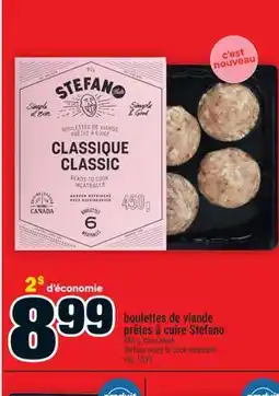 Super C boulettes de viande prêtes à cuire Stefano | Stefano ready to cook meatballs offer
