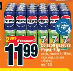 Super C boisson gazeuse Pepsi, 7Up | soft drink offer