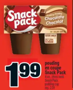 Super C POUDING EN COUPE SNACK PACK | SNACK PACK PUDDING CUP offer