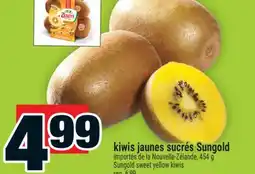 Super C kiwis jaunes sucrés Sungold | Sungold sweet yellow kiwis offer