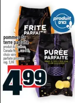 Super C POMMES DE TERRE PARFAITE | PARFAITE POTATOES offer