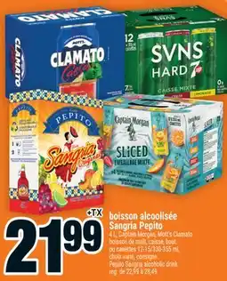 Super C boisson alcoolisée Sangria Pepito | Pepito Sangria alcoholic drink offer