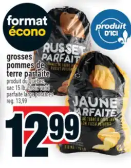Super C grosses pommes de terre parfaite | parfaite large potatoes offer