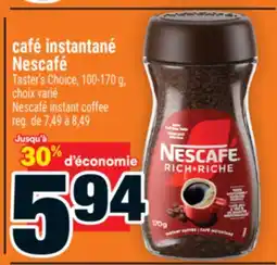 Super C CAFÉ INSTANTANÉ NESCAFÉ | NESCAFÉ INSTANT COFFEE offer