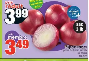 Super C OIGNONS ROUGES | RED ONIONS offer