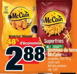 Super C pommes de terre McCain | McCain potatoes offer