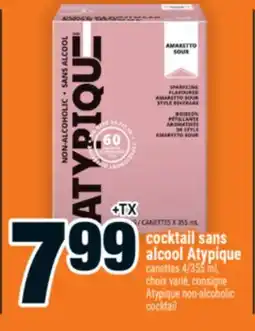 Super C cocktail sans alcool Atypique | Atypique non-alcoholic cocktail offer