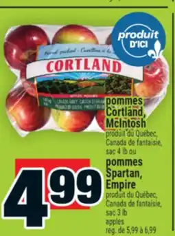 Super C pommes Cortland, McIntosh | apples offer
