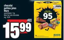 Super C chocolat petites joies Mars | Mars fun size chocolate offer