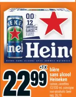 Super C bière sans alcool Heineken | non-alcoholic beer offer